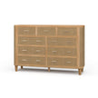 Lexington 9 Drawer Dresser w/ Rattan