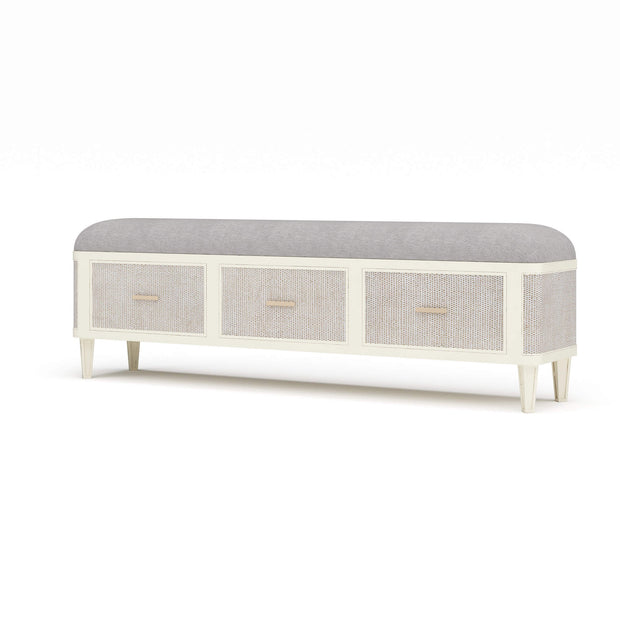 Lexington Bench w/ Rattan