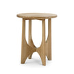 Vannes Round End Table in Fruitwood