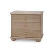 Luna 3 Drawer Bedside Table