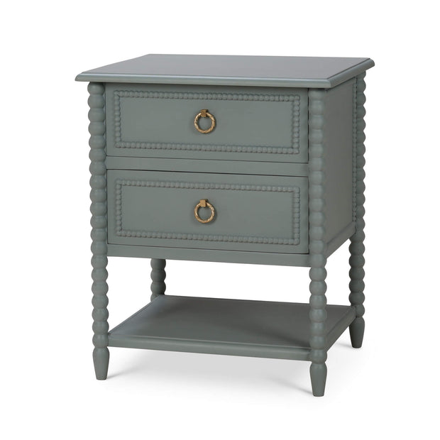 Cholet 2 Drawer Bedside Table w/ Shelf