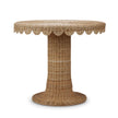 Scalloped Round Bistro Table