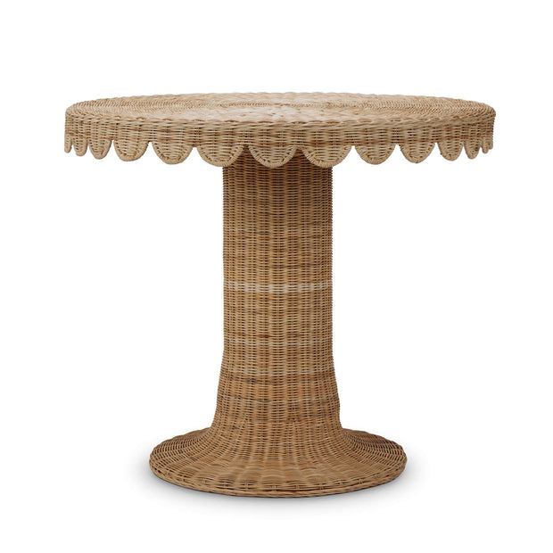 Scalloped Round Bistro Table