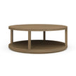 Cohan Round Coffee Table w/  Wood Shelf