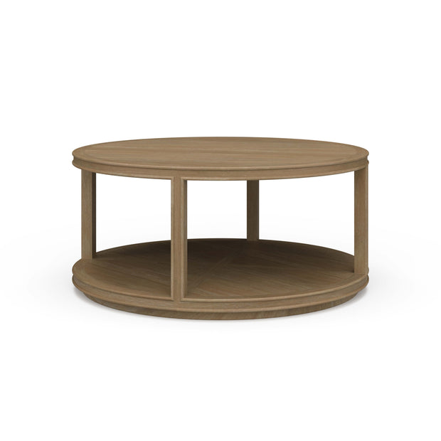 Cohan Coffee Table Small w/ Wood Shelf