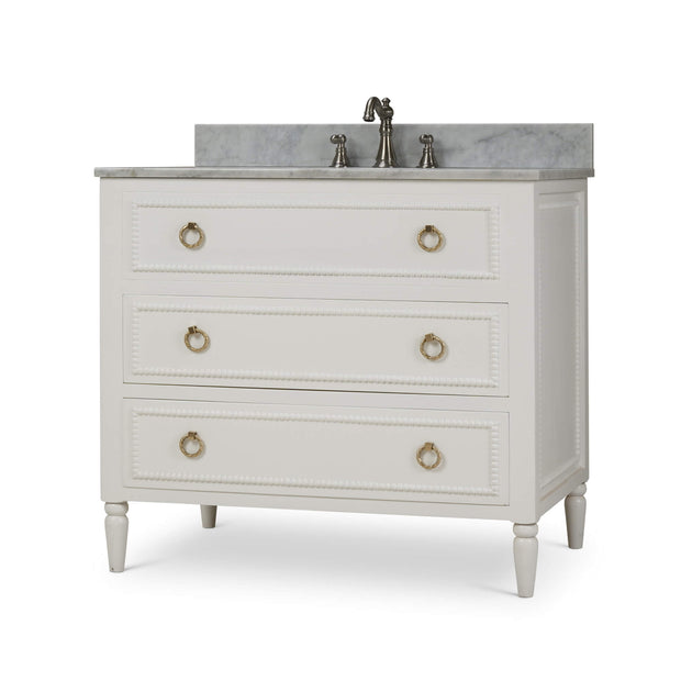 Cholet Single Vanity w/ Sink & Marble Top