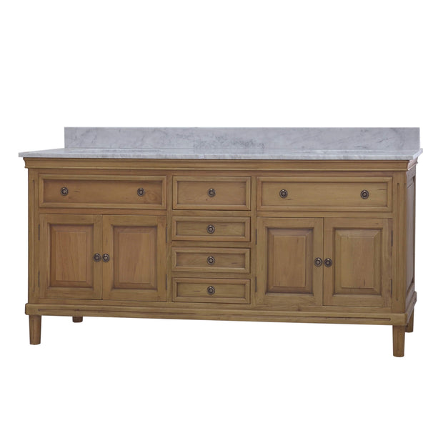 Hayward Double Vanity w/ Sink & Marble Top