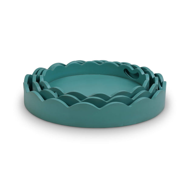 Chloe Set Of 3 Round Trays