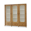 Milano Bookcase w/ 3 Glass Doors