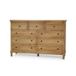 Hayward 9 Drawer Dresser in Fruitwood