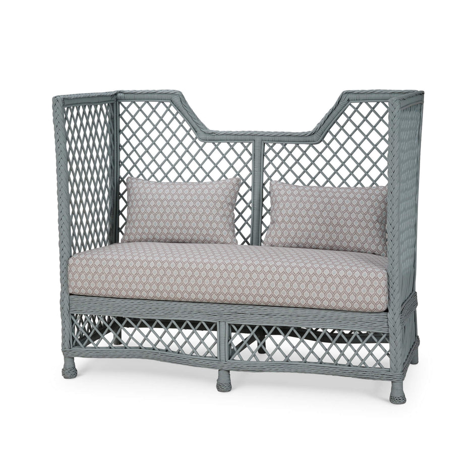 Rabana High Back Rattan Loveseat