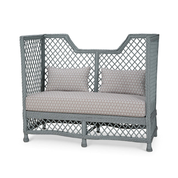 Rabana High Back Rattan Loveseat