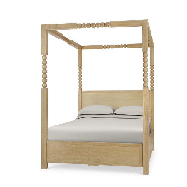 Cholet Poster Queen Bed In Fruitwood