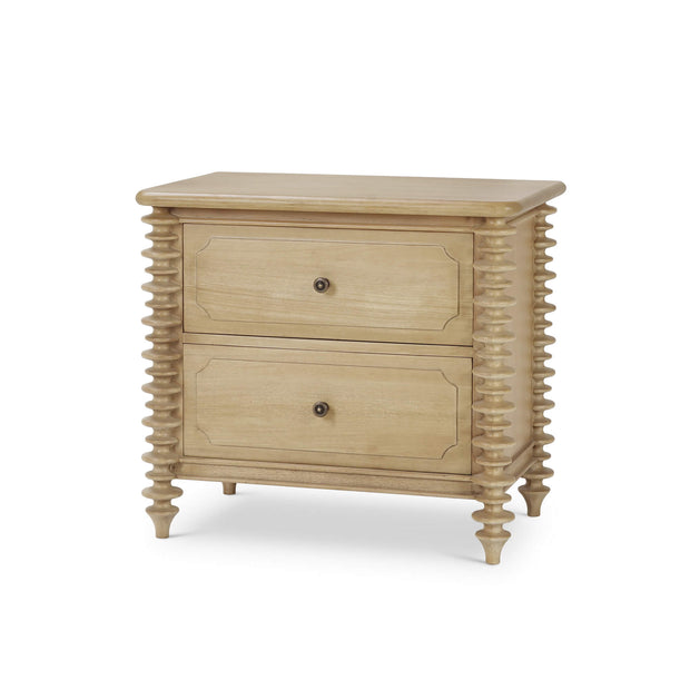 Milano 2 Drawer Bedside Table Small