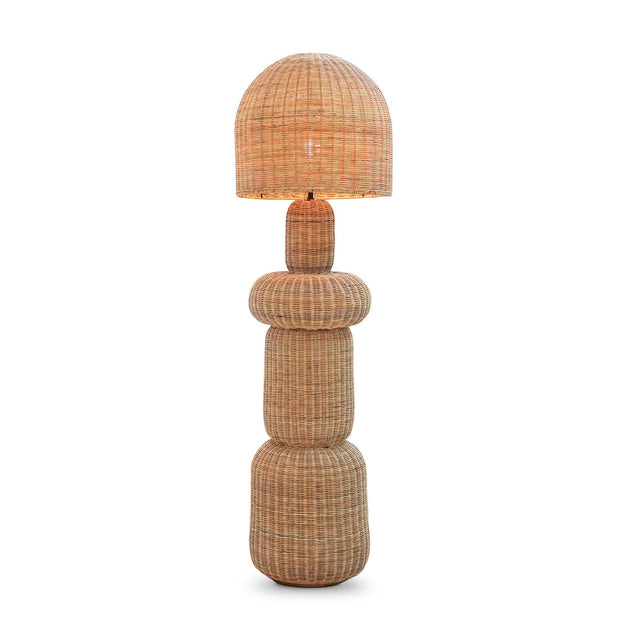 Canggu Rattan Floor Lamp
