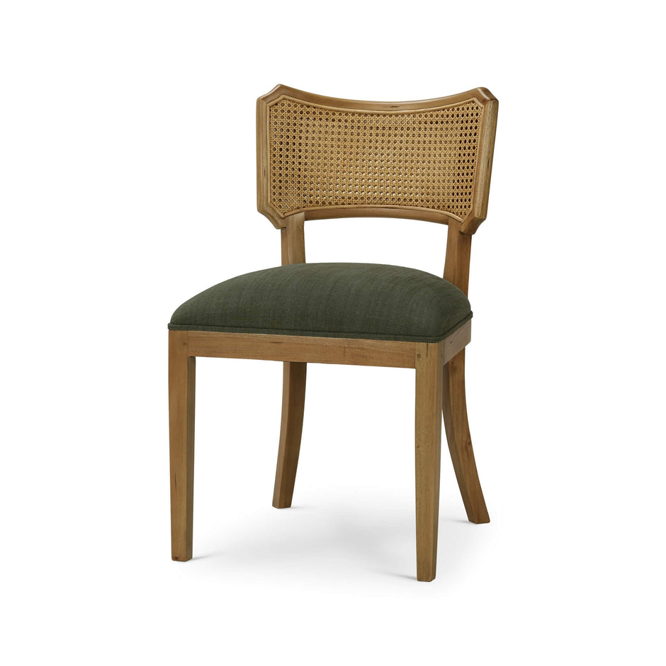 Linea Dining Chair w/ Rattan Back