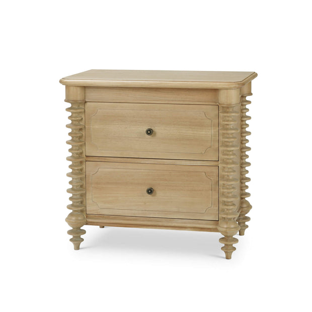 Milano 2 Drawer Bedside Table