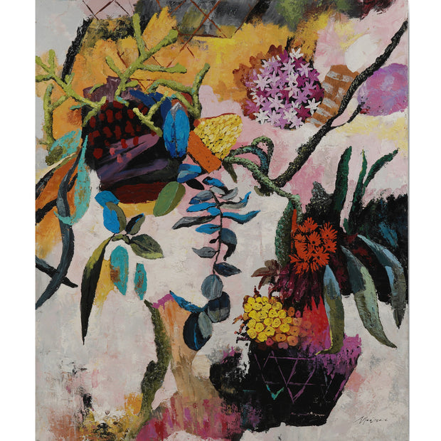 Whispers in Bloom on Canvas 36 x 48 w/o Frame