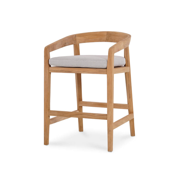 Raleigh Counter Stool w/ Seat Cushion - Outdoor Teak