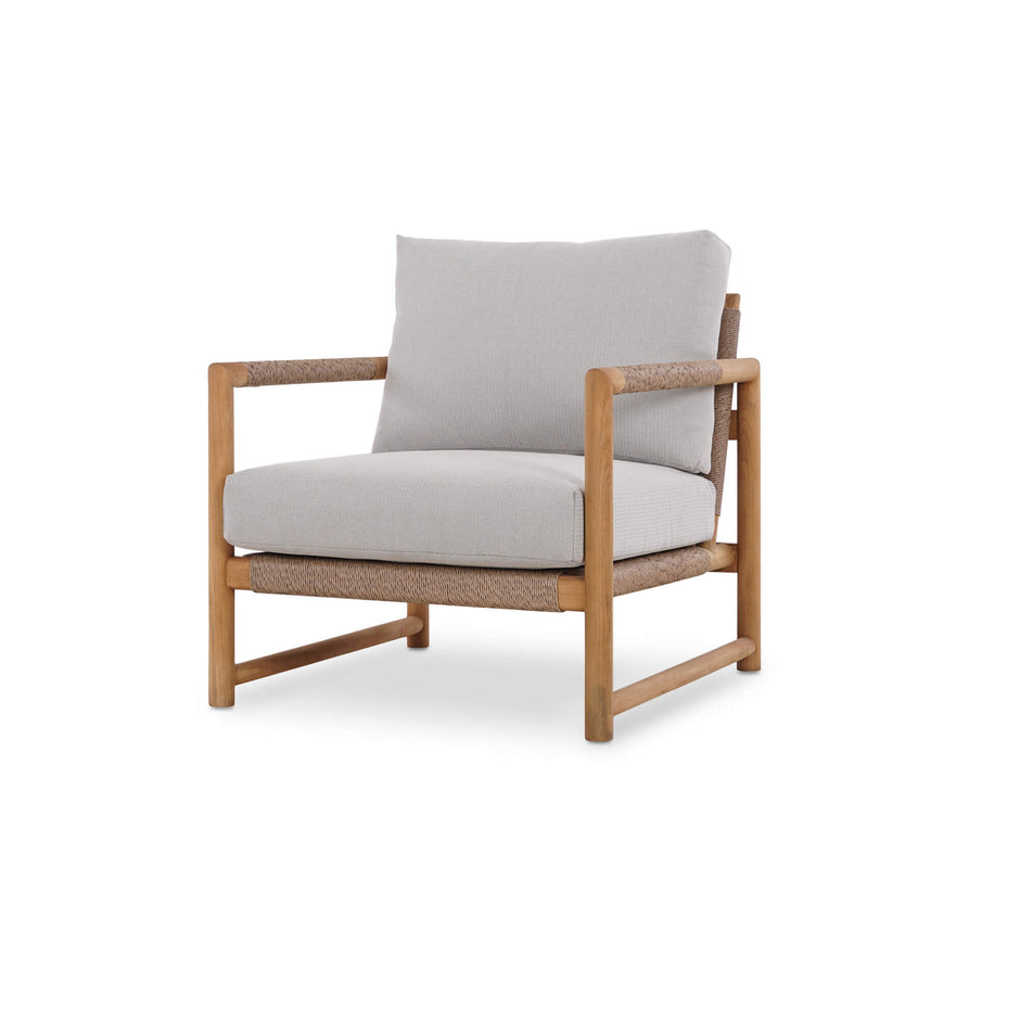 Jackson Single Seater w/ Seat & Back Cushions - Outdoor Teak