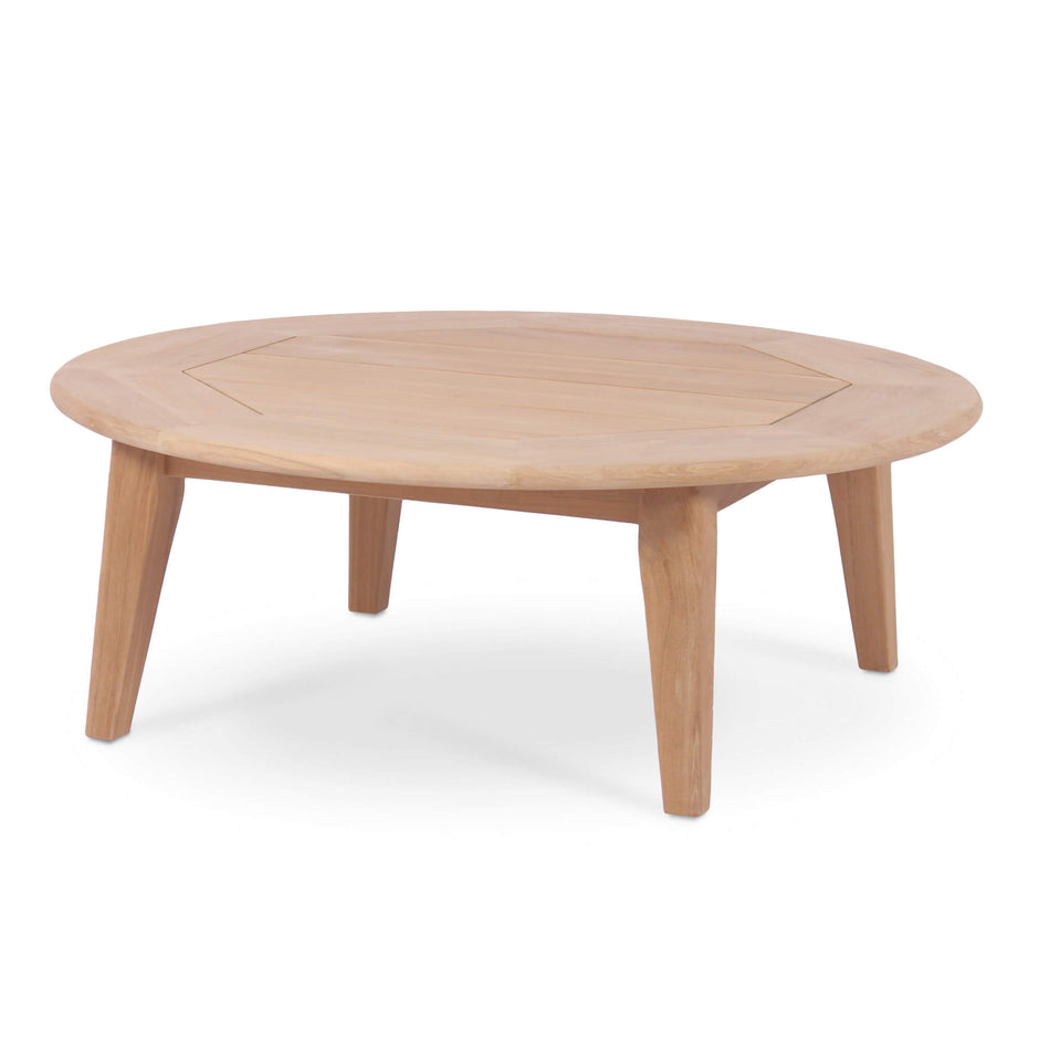 Stockton Round Coffee Table - Outdoor Teak