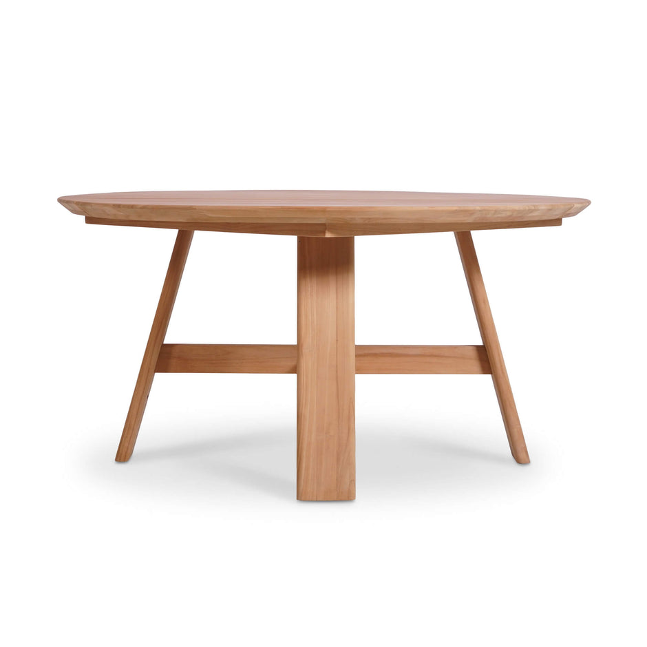 Sienna Round Dining Table 59'' - Outdoor Teak