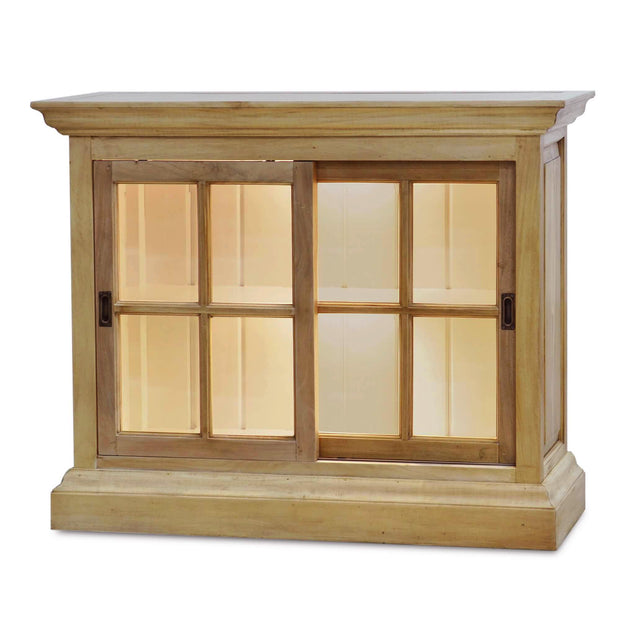 English Short Bookcase w/ 2 LED