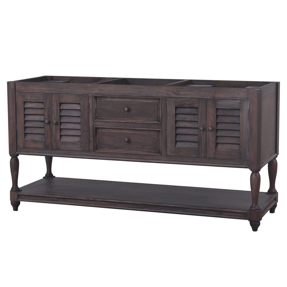 Cottage Master Vanity w/o Marble Top & Sink