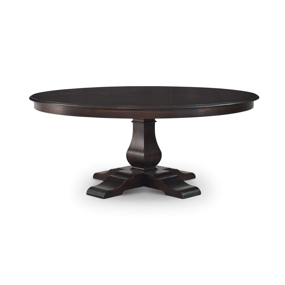 Trestle Round Dining Table 72'' w/o Grooves