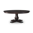 Trestle Round Dining Table 72'' w/o Grooves