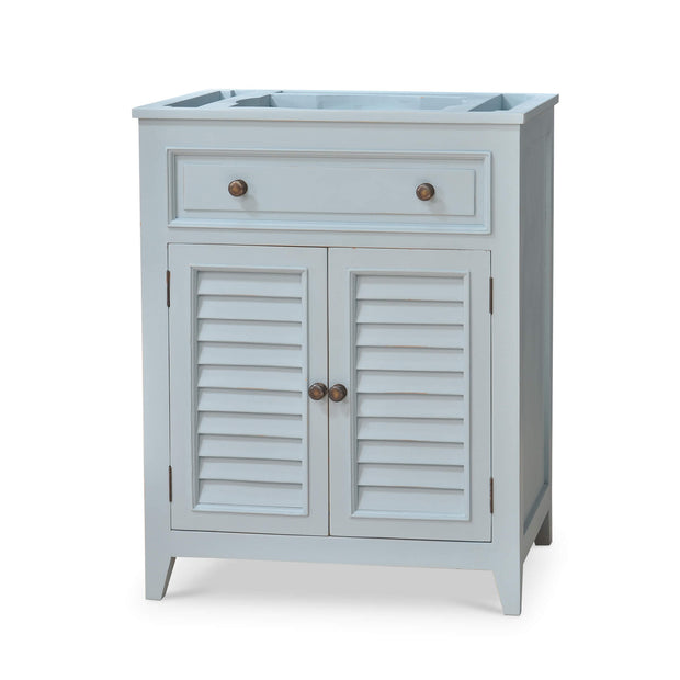 Shutter Vanity w/o Marble Top & Sink
