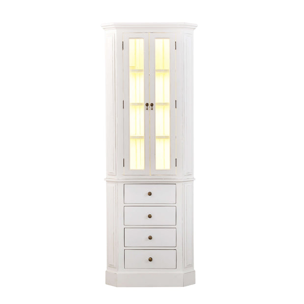 Jefferson Corner Cabinet w/ 4 LED