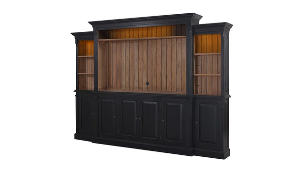 French Hens Media Cabinet w/ 4 LED
