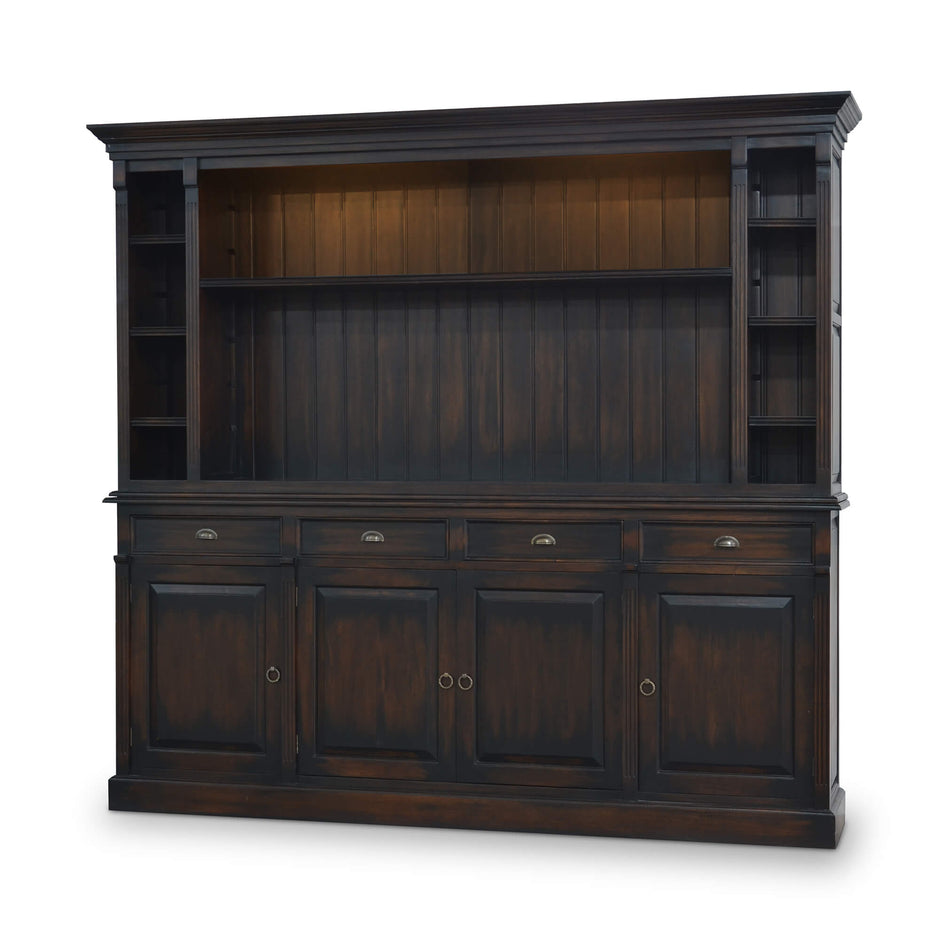 Hudson Media Cabinet w/ Drawers w/ 2 LED