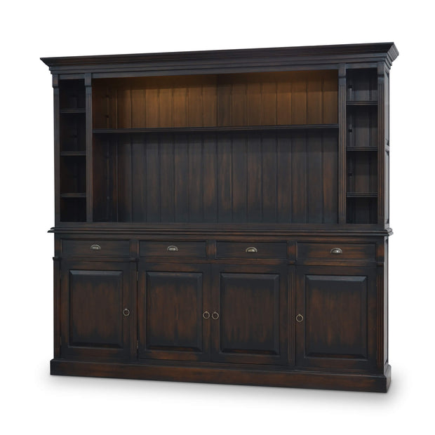 Hudson Media Cabinet w/ Drawers w/ 2 LED