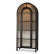 Vannes Display Cabinet w/ Glass Shelves and LED Lights