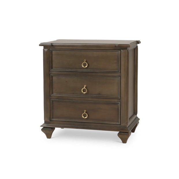 Soho Bedside Table - Straw Wash (*this finish requires bleaching, which often leads to variations in wood color)