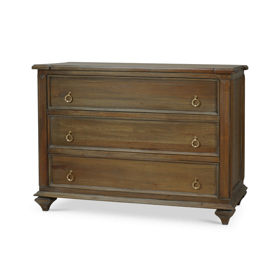 Soho 3 Drawer Dresser in Straw Wash