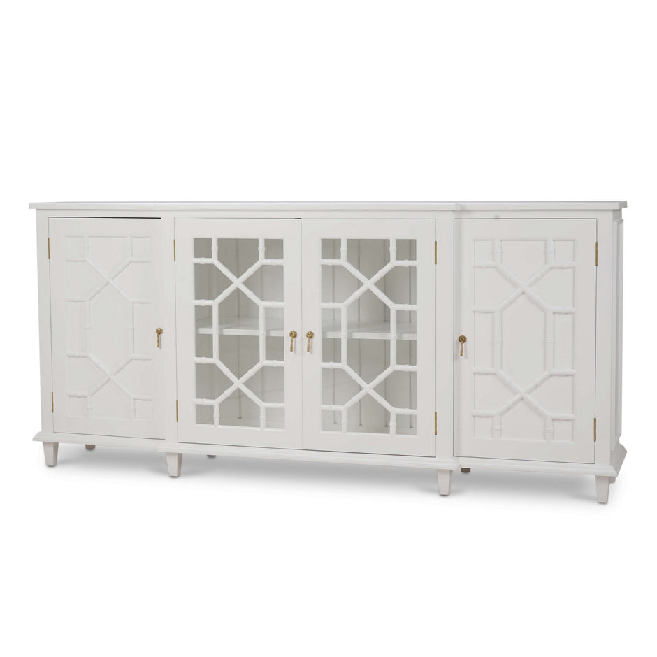 Grosvenor Credenza in True White Paint