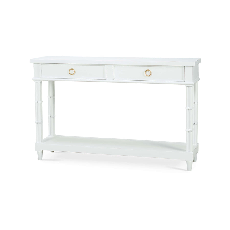 Farringdon Small Console in Architectural White