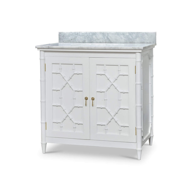 Grosvenor Single Vanity w/ Sink & Marble Top