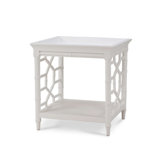 Grosvenor End Table in True White