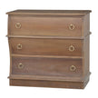 Serpentine Bedside Table - Straw Wash (*this finish requires bleaching, which often leads to variations in wood color)