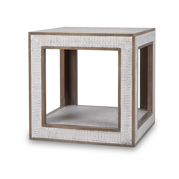 Finsbury End Table - Straw Wash (*this finish requires bleaching, which often leads to variations in wood color)