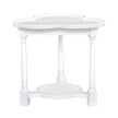 Clover End Table - Architectural White