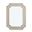 Finsbury Mirror in Sandbar w/ White Inset Rattan