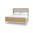 Belgravia Upholstered Bed w/ Rattan King