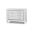 Belgravia 3 Drawer Dresser w/ Rattan - True White * (comes without distressing)