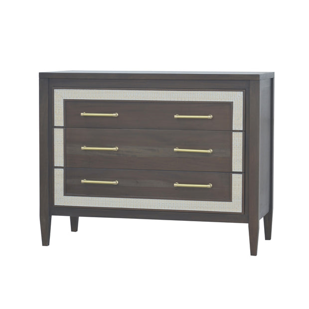 Belgravia 3 Drawer Dresser w/ Rattan