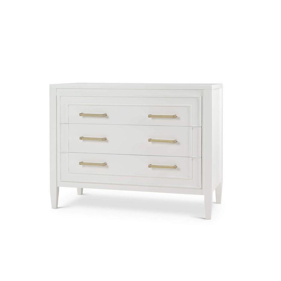 Belgravia 3 Drawer Dresser in True White